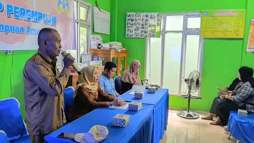 SOSIALISASI STOP KEKERASAN TERHADAP PEREMPUAN, RELAWAN SAPA TIGA DESA ANTUSIAS HADIRI KEGIATAN
