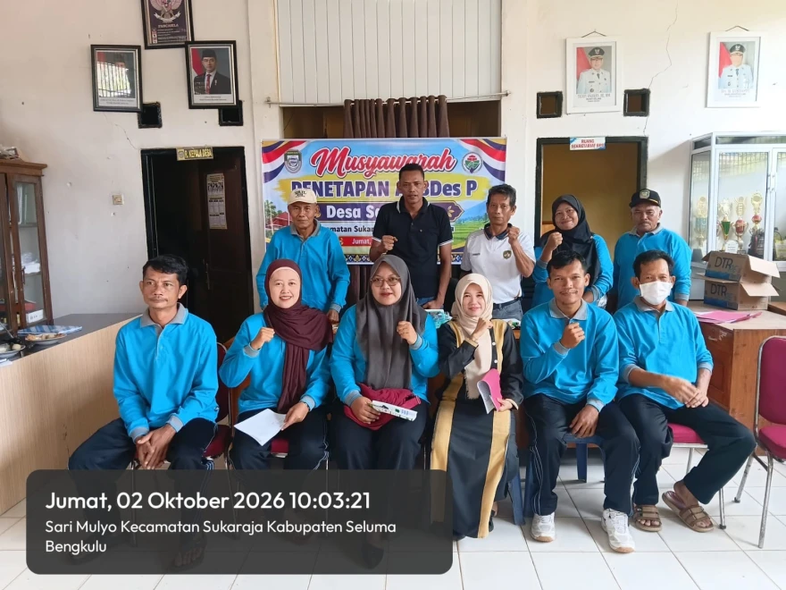 PENUH KHIDMAH DAN SEMANGAT : MUSYAWARAH PENETAPAN APBDes PERUBAHAN TAHUN 2026 DESA SARI MULYO
