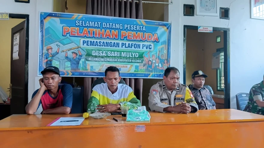 PELATIHAN KEPEMUDAAN, PEMDES SARI MULYO TINGKATKAN KEAHLIAN MELALUI PELATIHAN PLAFON